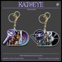 KATSEYE，KPOP 风格亚克力钥匙链，Katseye 钥匙链，世界女子组合，Manon Sophia Daniela Lara Megan Yoonchae，包包吊饰，汽车钥匙扣吊坠钥匙扣支架钥匙圈手机包挂件礼物，美观的钥匙扣，送给朋友的特别礼物 - 彩色 - 查看 3