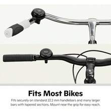 Classic Black Bike Bell, Accessories, And Adult Bikes, Easy Installation, Loud Ringing Sound - 均碼 - 查看 5