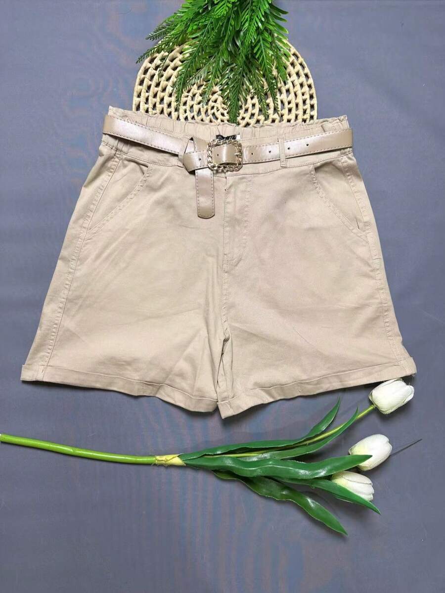 Simples    Bolso  Zíper  Botão    Praia