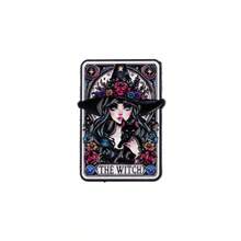 Cartoon Witch & Girl Brooch, Unique Enamel Lapel Pin - Personalized Badge For Backpacks And Clothes