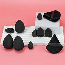 Bộ 12 miếng mút và bông trang điểm, không chứa latex, phù hợp với mọi loại da, dùng được cả ướt và khô, thích hợp cho kem nền dạng lỏng, kem che khuyết điểm, kem và phấn phủ, giá rẻ, quà tặng Ngày Valentine, đồ dùng giá rẻ, du lịch, đồ dùng cần thiết khi đi du lịch, trang trí phòng, quà tặng Valentine, đồ rẻ tiền, phòng ngủ, đồ 1 đô la, đồ dùng cần thiết cho kỳ nghỉ, quà tặng cho phụ nữ, phòng ngủ, Valentine, 99 xu - Màu sắc ngẫu nhiên - Bộ 12 chiếc - Xem 8