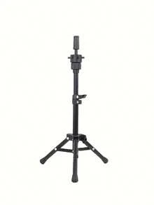 [ ] 57厘米迷你假发支架三脚架 - 5种颜色可选，优质金属材质，可调节，适用于专业假发制作和模特头造型