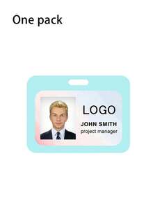 1/3 buc ecuson de identitate personalizat cu fotografie, cu sigla, fotografia și numele dvs., vine cu clemă pentru șnur. Personalizabil cu fotografie, nume, funcție și data angajării. Minimalist și elegant, personalizat și profesional. Cadou perfect în stil business pentru prieteni și iubite, ecuson de identitate unic pentru muncă, potrivit pentru companie, la locul de muncă, ziua de naștere, ceremonie de absolvire, petrecere de absolvire, Ziua Tatălui, Ziua Mamei, aniversări personalizate și alte ocazii.