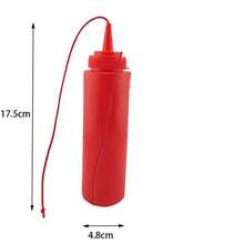 2025 恶作剧减压挤压瓶，逼真沙拉酱分配器玩具，番茄酱恶作剧礼物，生日/返校礼物 - 彩色 - 查看 8