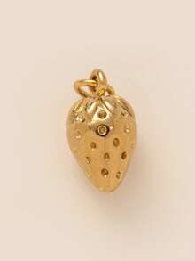 1PC Food Pendant Stainless Steel Series DIY Small Pendant Vacuum Plated 18K Gold Color Preserving In Furnace - Multicolor - View 18