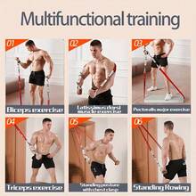 Fasce di resistenza per fitness, bande di assistenza per allenamento di forza per uomini e donne, bande elastiche per trazioni, stretching, allenamento