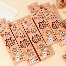 12 piezas de lápices de madera Obotsnoi con diseños de animales lindos, aptos para dibujar, escribir, uso en el hogar, oficina y útiles escolares