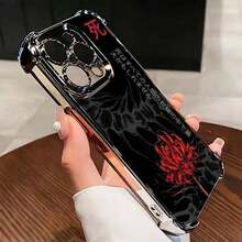 Hot Selling Tokyo Anime Ghoul Phone Case For 17, 16, 15, 14, 13, 12, Pro Max,Air Plus - Shockproof Transpart Soft Back Cover..The Best Choice For Gift Giving To Friends Or Family. Halloween. - 黑色 - 查看 3