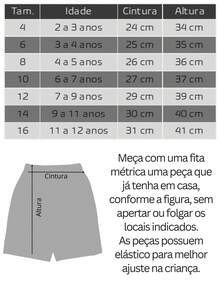 Kit With 3 Children's Shorts For Boys With 2 Sweatshirt Pockets - Blue - View 4