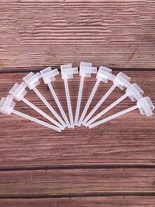 30 st. kosmetikapumpdispenser, parfymverktyg, parfymförångare, påfyllningsbart flaskverktyg, klämverktyg för 5 ml parfymprovtagning, stor flaskseparator, elegant transparent design | Hypoallergeniskt material - Multifärgad - Visa 6