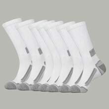 7双/套男士篮球运动中筒袜（多种颜色可选）