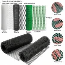 塑料铁丝网围栏，40厘米 X 300厘米 - 适用于狗、兔子和家禽的塑料铁丝网围栏 - 宠物阳台网（孔径 3 毫米 - 12 毫米）