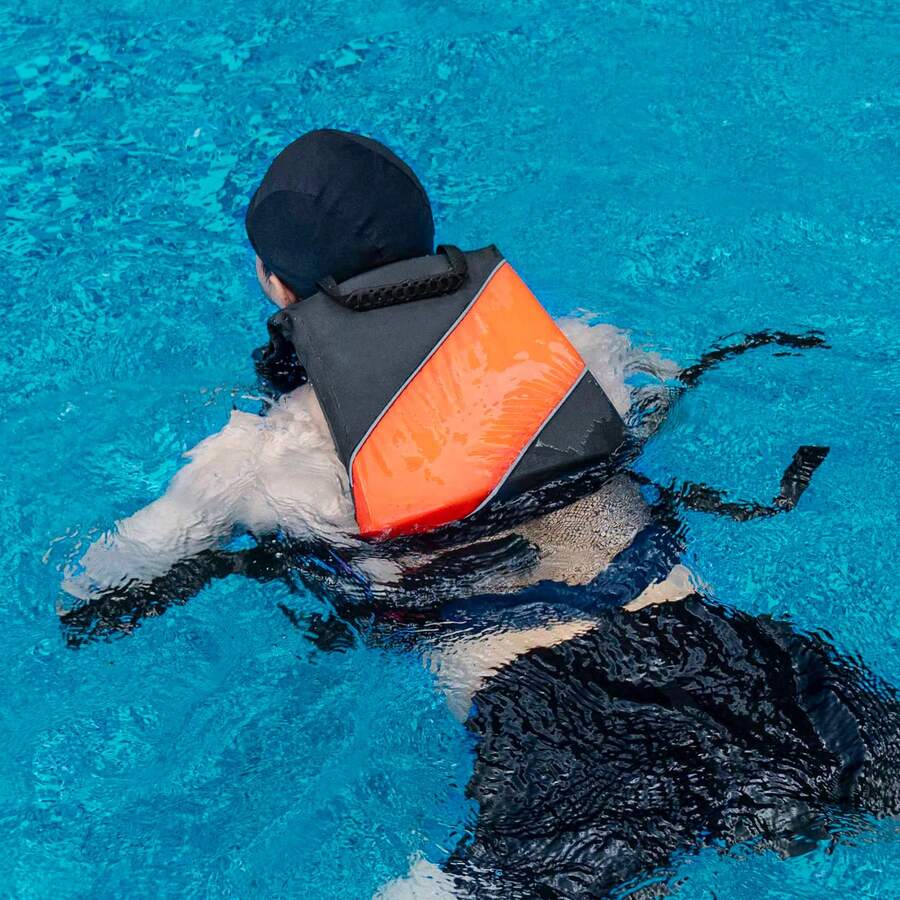 Wasserrettungsweste (PFD), robuste Nylon-Rettungsweste mit 110 N Auftrieb, geeignet für verschiedene Wasseraktivitäten – Angeln, Kajakfahren, Surfen, für Männer und Frauen, Größe XL - Größe XL - Übersicht 1