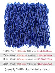 1 gói tóc móc mềm Locs cho phụ nữ, tóc móc tổng hợp Soft Locs Svendita, tóc nối vàng hoe, tóc nối tổng hợp Faux Locs Dreadlock làm quà tặng Giáng sinh - Nhiều màu - Xem 13