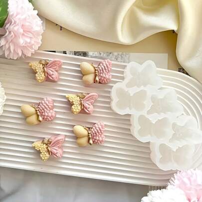 Valentine's Day Butterfly Chocolate Silicone Mold, Butterfly Fondant Cookie Mold, Butterfly Shaped Cake Decorating Silicone Mold