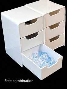 Cutie de depozitare pentru birou; Mini cutie de sortare a articolelor de papetărie în stil sertar; Dispozitiv magic pentru depozitarea obiectelor diverse mici, despărțitor, pentru dormitor