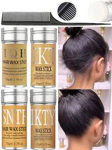 ikt This Wax Stick Can Be Used To Create Smooth Hairstyles, Control The Hairline, And Smooth Frizzy Hair. Used In Combination With A Styling Comb, It Provides Long-Lasting Hold And Leaves Both Wigs And Natural Hair With A Smooth, Glossy Finish.