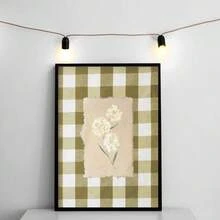 1 幅现代植物墙艺海报：花卉挂画质感十足，精美典雅。适用于卧室、客厅、书房、走廊、墙面装饰、印刷图片、海报和油画仿制品（无框） - 彩色 - 查看 4