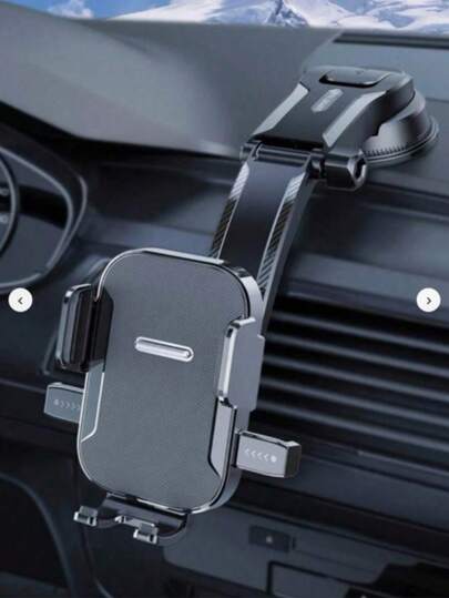 1 pièce Support de téléphone pour aération de voiture, support de navigation réglable avec ventouse à verrouillage automatique