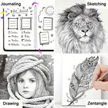 6pcs/12pcs Drawing Pen Fineliner Pen Black: Micro Set Waterproof Artist Art Pen Fine Liner Micro Point Tip Ink Marker Art Supplies Adult Drawing Supply Anime Gift Sketch Manga Outline Watercolor Zentangle