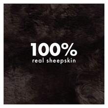 Real Sheepskin Rug 4x6 Ft | Sheepskin Rugs For Living Room And Sofa | Bedside Rugs For Bedrooms | Large Fluffy Rug Is Breathable & Heat-Regulating In Color Chocolate - Multicolor 839 - View 6
