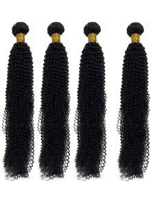 Mongolian Afro Kinky Curly Bundles 1/3/4PCS Human Hair Extensions Unprocessed Virgin Human Hair Weave Bundles Jerry Curl Human Curly Hair Bundles Curly Bundles Curly Bundles Human Hair Curly Human Hair Bundles Curly Hair