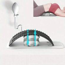 1pc Inflatable Lumbar Support Cushion, Adjustable Air Cushion Lumbar Brace, Relieve Disc Herniation, Waist Stretcher, Muscle Relaxation