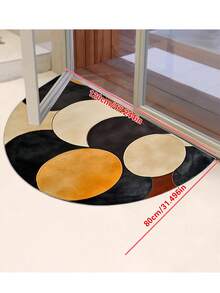 1 件波西米亚半圆形浴室地毯，柔软厚实的浴缸地毯，吸水防滑耐用门垫，浴室配件，家居装饰，房间装饰 - 彩色 - 查看 27