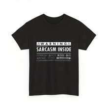 Sarcasm Inside T Shirt - Natural Defense Against - Warning Sacasm Inside Shirt - 款式28 - 查看 1