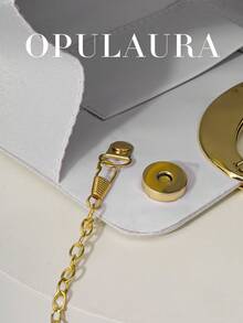 OpulAura 女士时尚闪亮水晶钻晚装手拿包，奢华闪亮钻石镶嵌礼服手提包，适合晚会、派对、约会、鸡尾酒会、生日派对、新娘配饰、生日礼物 - 白色 - 查看 7