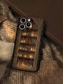 1 pieza Funda de teléfono personalizada con patrón de estantería de mago, gruesa y a prueba de golpes, compatible con iPhone 17/17 Pro/17 Pro Max, 16/16 Pro/16 Plus/16 Pro Max, 15 Pro Max, Apple P13, P14, P11, P12, XS, XR, 7/8, 7/8 Plus, A50, A12, A32, A52, A72, A51, A21S, A13, A14, S22 Ultra, S23, A33, A53, S20 FE, Redmi 11 Youth, 12 Pro, 12/12X, Note 11, 9A, 9C, Poco X3 NFC, Redmi 10, Redmi 9, Note 9, 12C, Note 11 Pro, Redmi 10C, Note 8 Pro