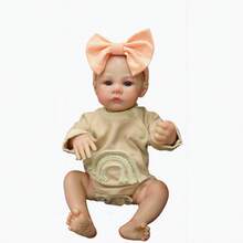 48cm Realistic Reborn Baby Doll - 18 Inch Full Body Silicone Vinyl Girl Doll Art Doll - Lifelike Newborn Handmade Doll Toy - Gift For Children 3+ Years Old (Pacifier Random) - Multicolor - View 9