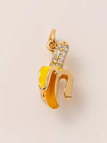 1PC Four Leaf Clover Fruit Croissant Pendant For DIY Jewelry Making Ecklace Earring Hanging Accessories