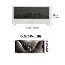 3D Flame Aroma Diffuser, Essential Oil Humidifier With Color Ambient Lighting, Remote Control & Ultrasonic Mist Technology, Suitable For Office, Bedroom, Holiday Gift