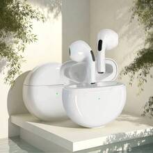 Pro 6 TWS Bluetooth Earphones Wireless Bluetooth Headset Noise Cancelling Earbuds With Mic Pro6 Wireless Headphones For All Smart Phone 160mAh