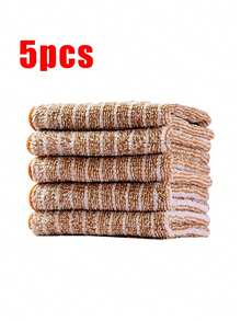 10 toalhas de rosto macias de cores aleatórias, toalhas demaquilantes quadradas reutilizáveis de secagem rápida (24 cm x 24 cm), panos de rosto suaves para a pele, ferramenta de limpeza portátil, multiuso para viagens, escola, volta às aulas, viagens, itens essenciais para viagem, itens essenciais para casa, toalha, cuidados com a pele - Multicolorido - Ver 18