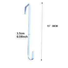 1个简约铁艺装饰挂钩，可用作前后门收纳架挂钩、包包挂钩、户外花园挂钩、情人节挂钩，多种尺寸可选，适用于不同场景