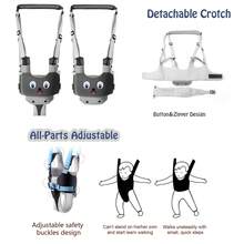 Baby Walker, Handheld Kids Toddler Walking Harness Helper Assistant Protective Belt Child Activity Walker Adjustable Standing Up Walking Learning Helper For Toddler 7-24 Month - 灰色小狗 - 查看 4