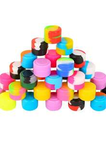 1/5/10pcs Silicone Mini Storage Jars With Lids - 0.07oz, Perfect For Storing Cosmetic Samples, Travel Size Cosmetic Jars, Can Be Used For Storing Creams, Lotions And Cosmetic Samples (Random Color/Style) - Multicolor - View 8
