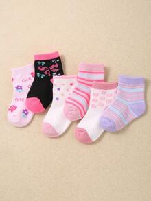 24 đôi tất cổ chân mềm mại cho bé gái sơ sinh/trẻ nhỏ, họa tiết gồm thỏ, nơ, trái tim và gấu bông, thoải mái, thoáng khí, không bó sát, phù hợp cho bé mặc hàng ngày, từ 0-36 tháng, mọi mùa, quà tặng lý tưởng cho trẻ sơ sinh, Giáng sinh, bé gái sơ sinh - tất cổ chân, tất trẻ em, tất trẻ nhỏ, tất bé gái, tất hoạt hình - Nhiều màu - Xem 2