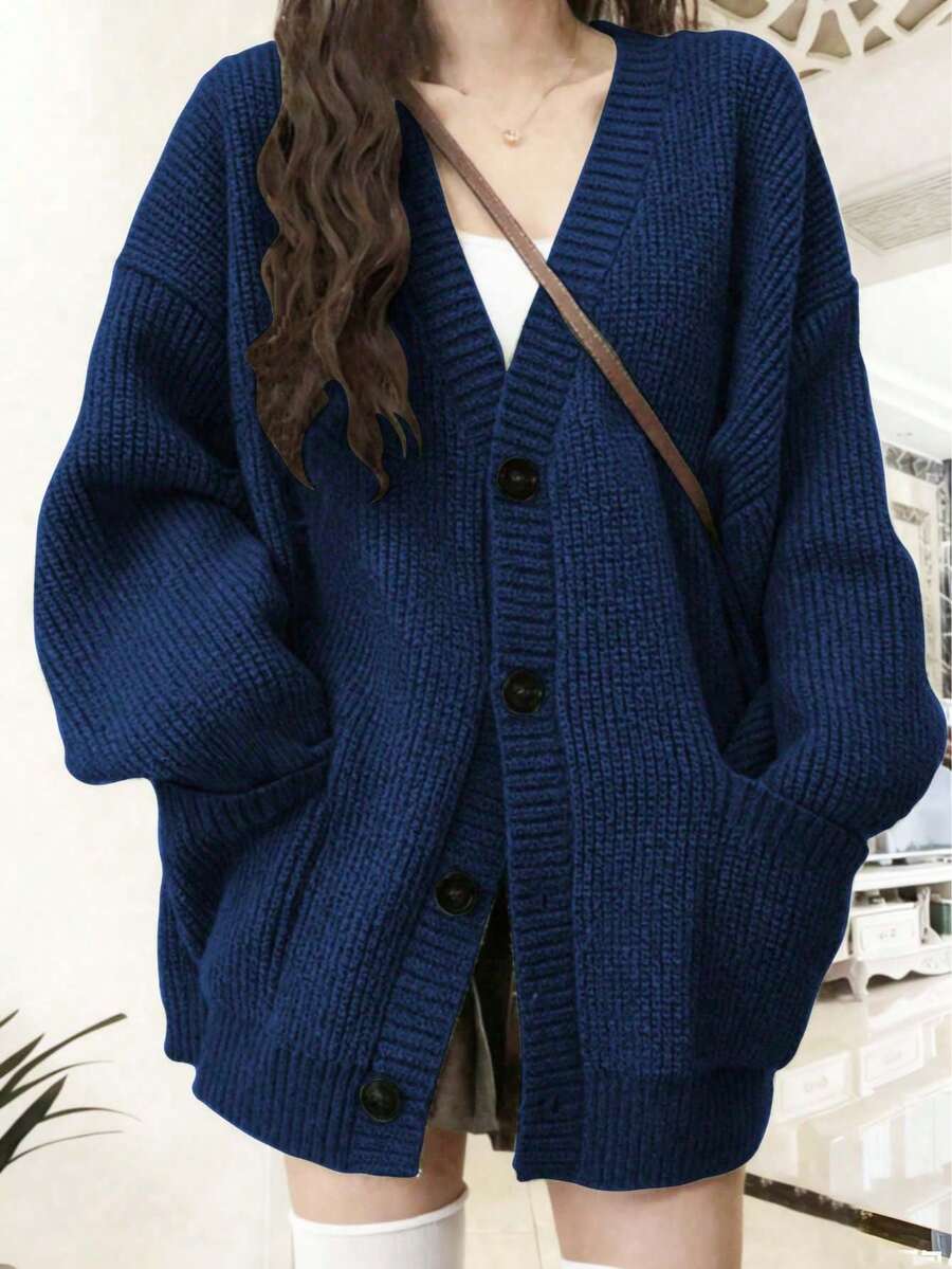 Women's Fashionable & Elegant Knitted Cardigan Sweater, Autumn/Winter