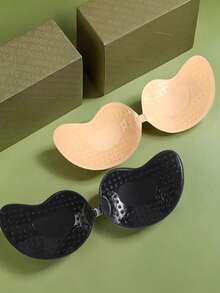 Bộ 1/2/4/6 miếng mút độn ngực silicon không dây, áo ngực hở lưng vô hình, miếng dán ngực thoáng khí, phù hợp với váy cổ chữ V sâu, trang phục hở lưng, thiết kế dây áo vô hình, kiểu dáng tự dính, thích hợp cho váy cưới/váy dạ hội, váy trễ vai, váy hở lưng, váy hai dây, váy bó sát, áo xuyên thấu, trang phục hai dây, tiệc cưới, du lịch. - Nhiều màu - Xem 9