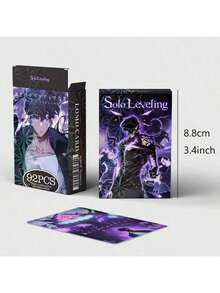 Upgraded Solo Version 60pcs Cards+32pcs Stickers Boxed HD Photo Card LOMO Card Cartoon Peripheral Card Gift - I Upgrade Alone - View 3