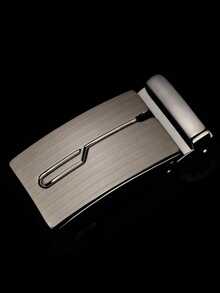 15种几何形状可选男士自动机械皮带扣 - 銀灰色 - 查看 12