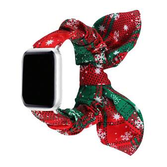 Band, Multicolor Christmas Elastic Scrunchie Strap, Suitable For Christmas