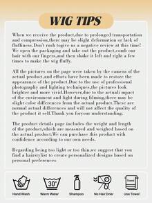 NAMM 10 英寸时尚棕色短款直发假发，带刘海，优质丝滑合成耐热服装假发，适合日常佩戴、学校和音乐节庆祝活动使用 - 角色扮演服装假发 - 樱花庆典华丽派对街头服饰摄影 - 女孩礼物假发配件