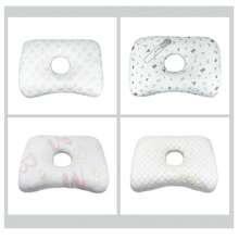 1PC Cotton Filling Ear Piercing Pillow Breathable Ergonomic Pillow With Ear Hole Portable Comfortable Earring Pillow