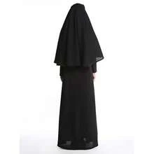Colorful House Women Nun Costume Set Adult Traditional Nun Outfit Dress Halloween Cosplay Costume{"Size_name":"Large","Color_name":"ProfessionalWithZipper"} - 專業拉鍊 - 查看 5