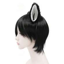 DIzutsumi Cosplay Black Wig With Headband For Halloween Anime Party Black (Black1) - Black1 - View 3