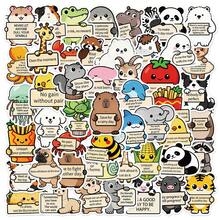 50/100 Stücke süße Tier Cartoon Charakter wasserfeste Aufkleber, kreative DIY Dekoration für Laptop, Tablet, Skateboard, Schulanfang, Geburtstag, Weihnachten, Halloween, lustiges Geschenk für Familie, Freunde, Party, Sommer Campus